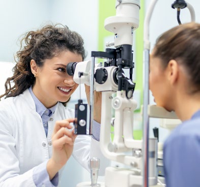 Spaltlampenuntersuchung